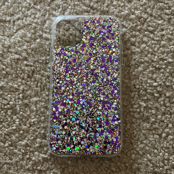 Pink Sky Accessories - Sparkly iphone 11 phone case